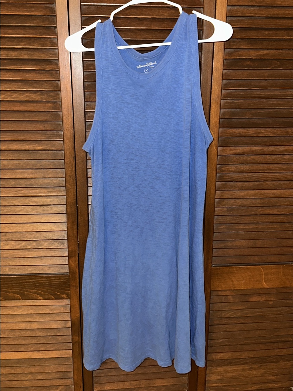 Universal Thread Sleeveless Midi Swing Dress in Periwinkle Blue